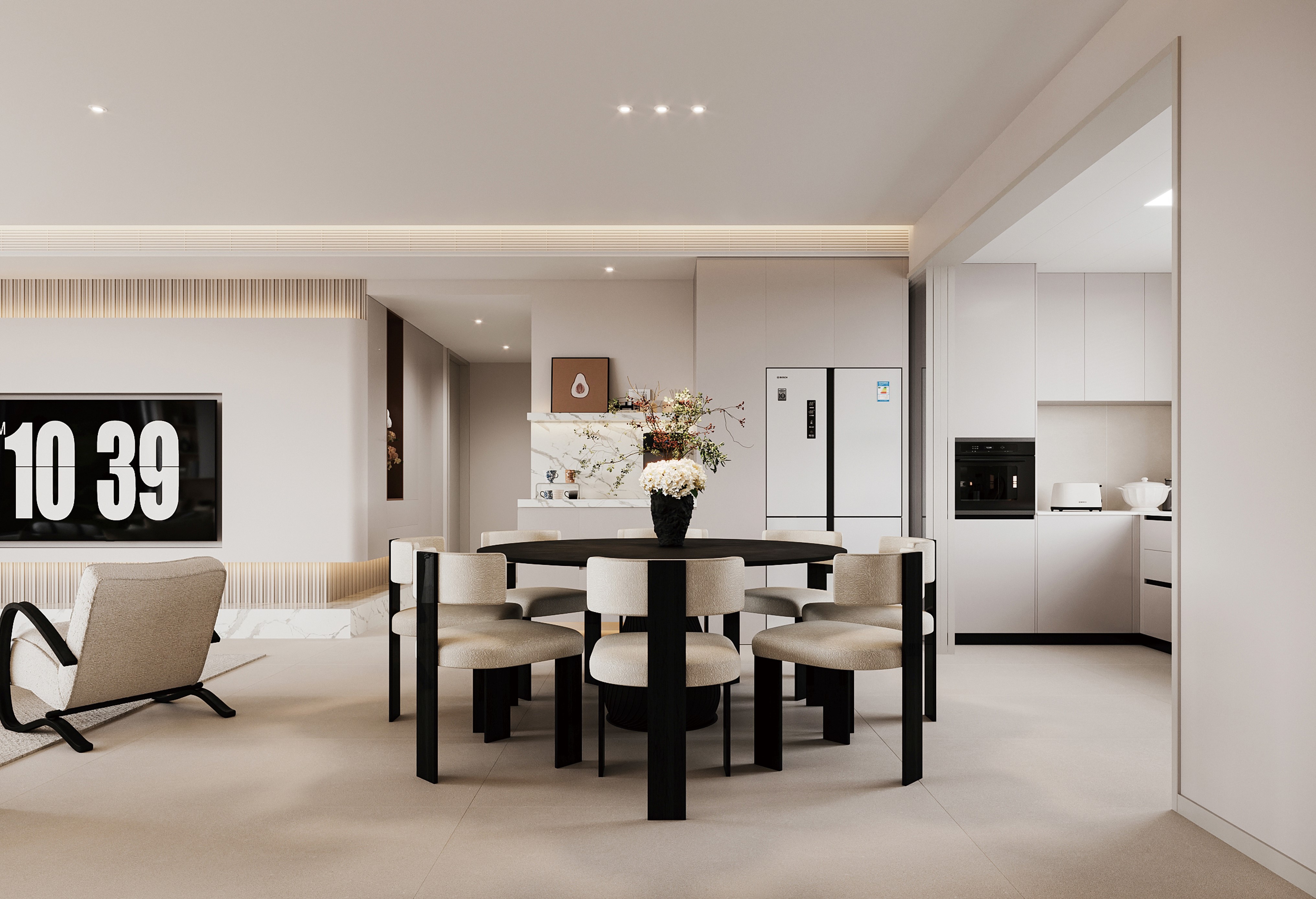 半島華府 | 143㎡詩意奶油風(fēng)，每一個(gè)細(xì)節(jié)都自帶溫柔暖意