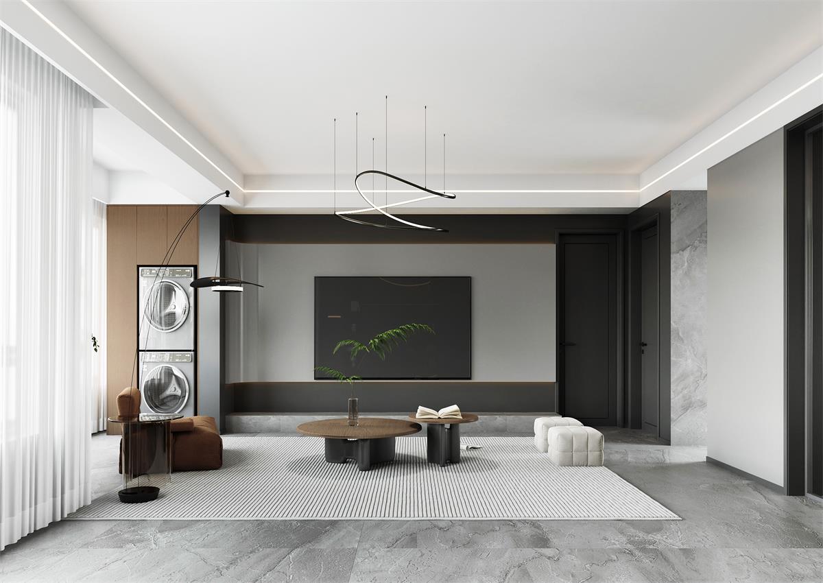 國(guó)府壹號(hào)| 驚艷！147㎡黑色簡(jiǎn)約家，又A又颯高級(jí)感直接拉滿