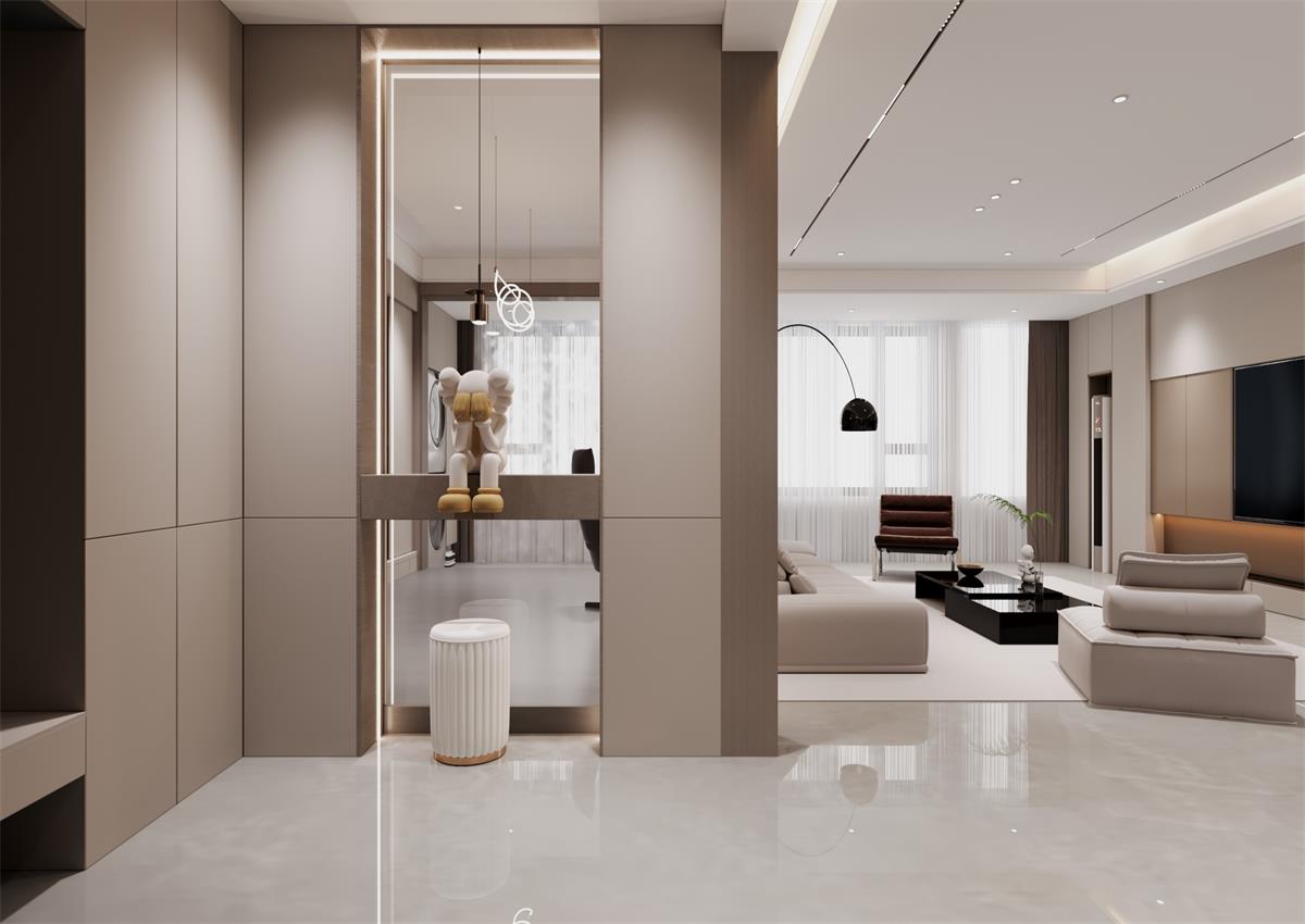 玉庭華府146㎡ | 自帶高級感的意式極簡家，一進門就想哇塞！