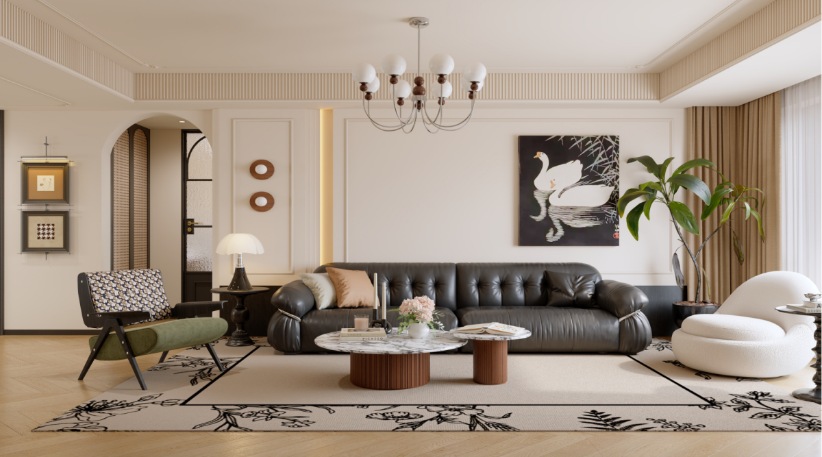 寶湖天脊162㎡ | 真愛慘了這絕美腔調(diào)的法式中古風！回家都像在度假~