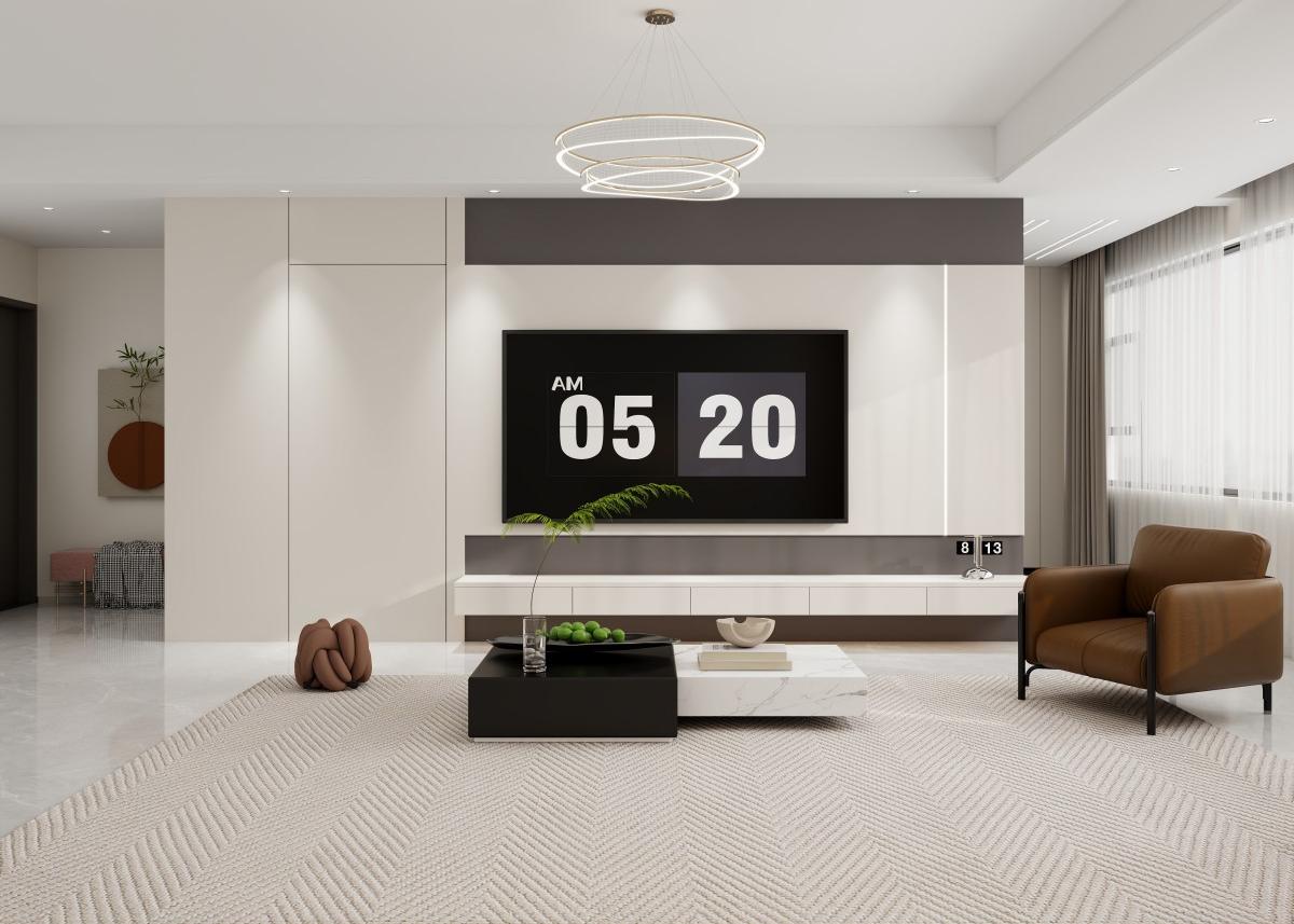 玉庭華府 | 135㎡現代簡約風，給生活做減法，舒適加倍！