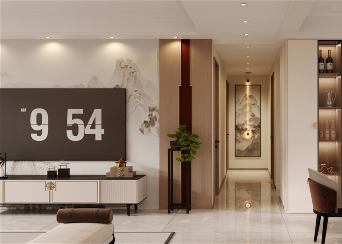 中海華樾185㎡ | 新中式到底有多絕？東方美學(xué)直接拿下一家老小！