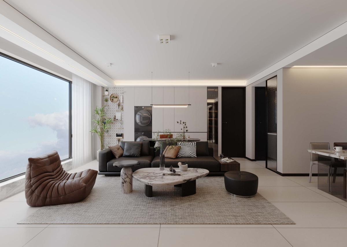 光耀上院128㎡ | 高效“去班味”的舒適現代風！開啟治愈系慢生活~