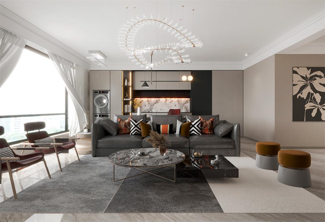 民生北府133㎡ | 沒(méi)跟風(fēng)！自己做主裝了現(xiàn)代風(fēng)的家，實(shí)用又耐看！