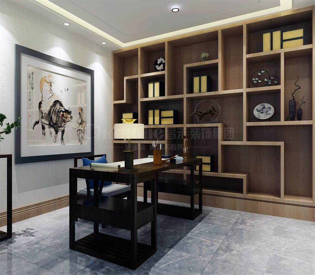 書(shū)房和接待茶室散發(fā)著淡淡的茶香，只需心境空靈，少幾分濃墨重彩，多幾分雅致清寧，并在此感悟生命的智慧。